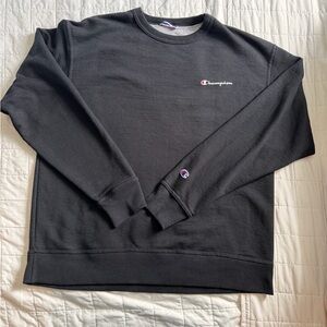 Champion Black Crewneck Sweatshirt
